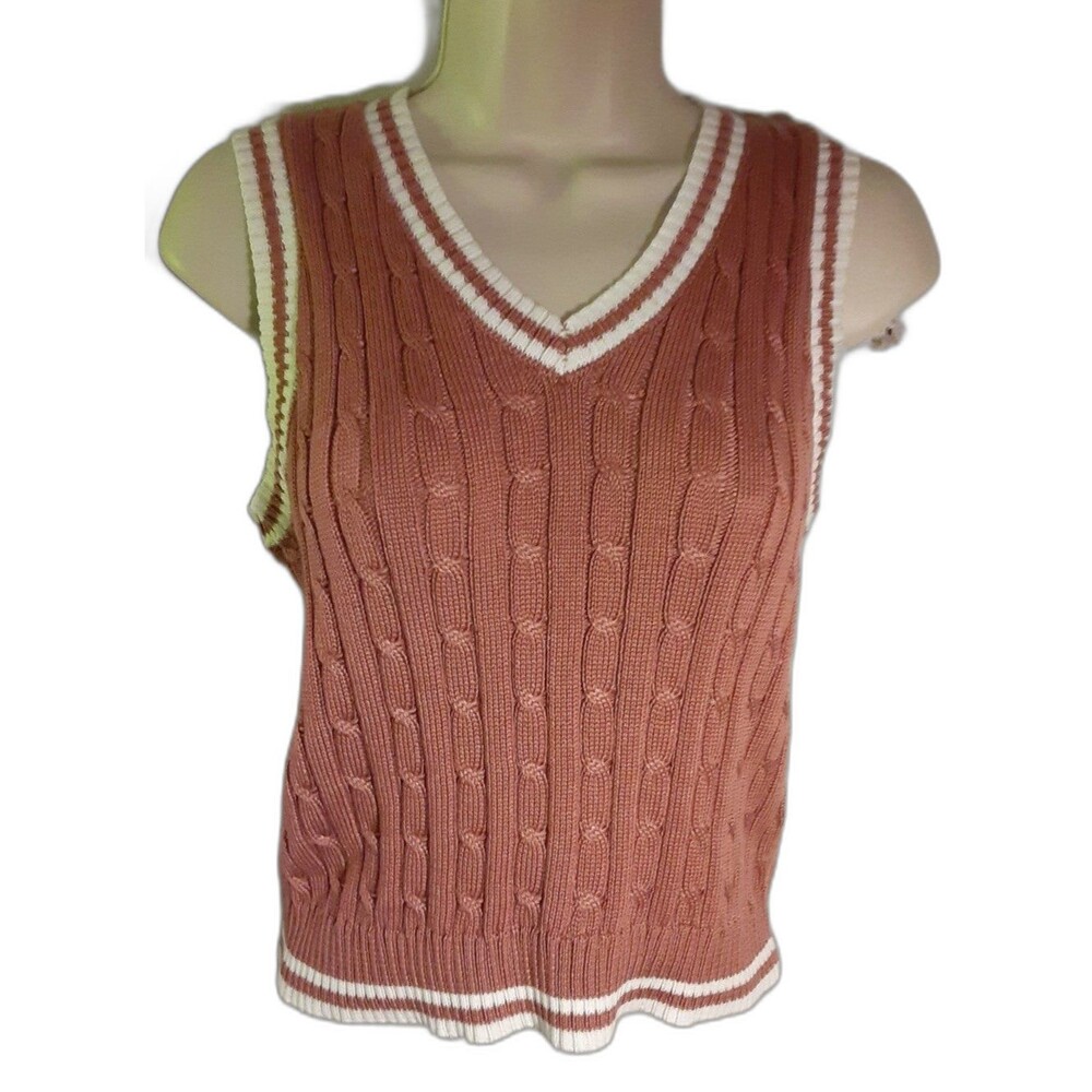Love Tree Cableknit Sweater Vest Size Small NWOT